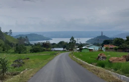 Keindahan desa di atas awan yang menakjubkan